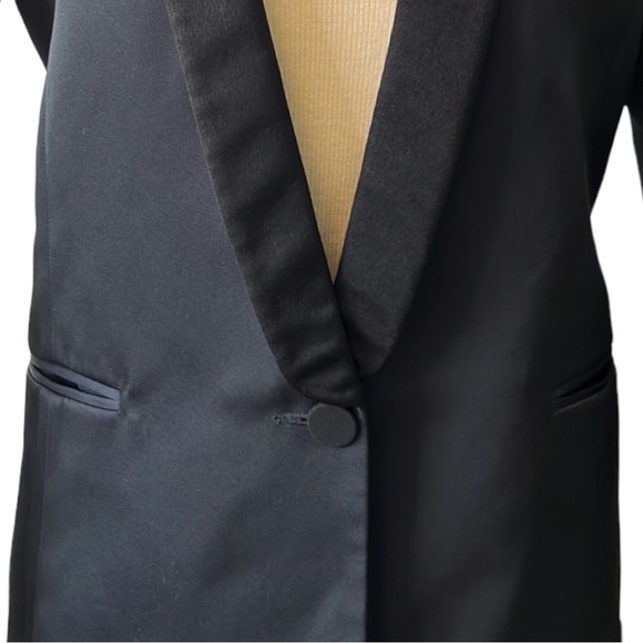 Sandro Tuxedo Blazer Jacket, Black, size 36/Small - Picture 9 of 15